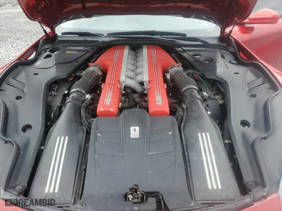2013 Ferrari F12berlinetta with VIN ZFF74UFA7D0193622, listed as a Copart auction lot 51904615 with 0 mi miles and Salvage Title. Bid and sale history available at carsss.com. Image 11.