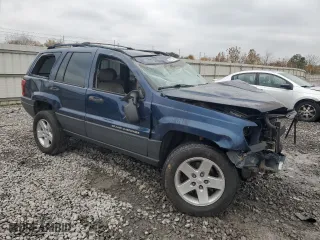 2002 Jeep Grand Cherokee Laredo with VIN 1J4GW48N02C165868, listed as a Copart auction lot 82228494 with 0 mi miles and Salvage Title. Bid and sale history available at carsss.com. Image 4.