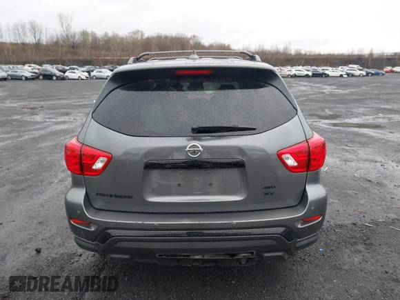 2019 Nissan Pathfinder SV with VIN 5N1DR2MMXKC614924, listed as a IAAI auction lot 41968839 with 60,651 mi miles and . Bid and sale history available at DreamBid. Image 16.