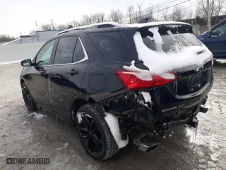 2020 Chevrolet Equinox LT with VIN 2GNAXVEX6L6218093, listed as a Copart auction lot 45408515 with 80,147 mi miles and Salvage Title. Bid and sale history available at carsss.com. Image 2.