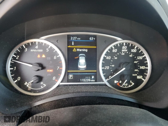 2019 Nissan Sentra S with VIN 3N1AB7AP6KY367144, listed as a Copart auction lot 62607415 with 115,239 mi miles and Salvage title. Bid and sale history available at DreamBid. Image 9.