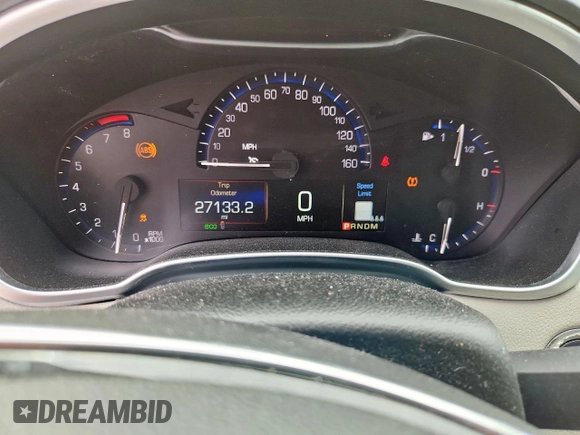 2016 Cadillac SRX Premium Collection with VIN 3GYFNDE35GS566884, listed as a Copart auction lot 62425985 with 27,133 mi miles and Salvage title. Bid and sale history available at DreamBid. Image 9.