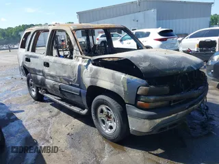 2001 Chevrolet Tahoe LS z VIN 1GNEC13T51J100400, wystawiony jako IAAI lot #42155463 z przebiegiem Nie podano mil oraz . Historia ofert i sprzedaży dostępna na DreamBid. Obrazek 1.