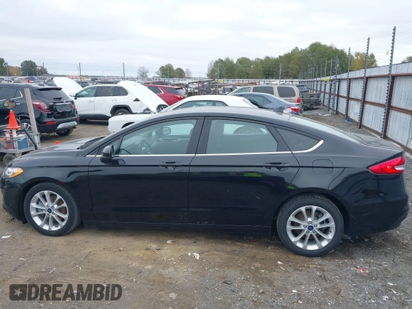 2020 Ford Fusion SE with VIN 3FA6P0LU7LR194413, listed as a IAAI auction lot 38094911 with 43,645 mi miles and . Bid and sale history available at DreamBid. Image 14.