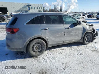 2020 Kia Sorento EX V6 with VIN 5XYPHDA57LG621081, listed as a Copart auction lot 43546465 with 107,182 mi miles and Salvage Title. Bid and sale history available at carsss.com. Image 3.