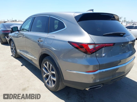 2023 Acura MDX Technology with VIN 5J8YD9H4XPL005963, listed as a IAAI auction lot 42325583 with 36,220 mi miles and . Bid and sale history available at DreamBid. Image 3.