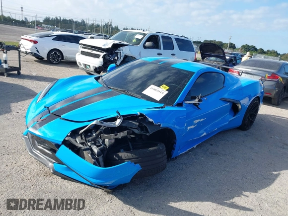 2022 Chevrolet Corvette 1LT with VIN 1G1YA2D40N5107268, listed as a IAAI auction lot 41083919 with 10,368 mi miles and . Bid and sale history available at DreamBid. Image 6.