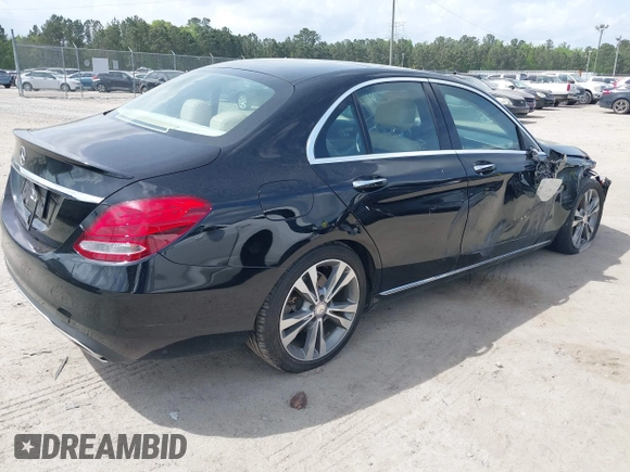 2017 Mercedes-Benz C 300 with VIN 55SWF4JB1HU190340, listed as a IAAI auction lot 41955855 with 158,810 mi miles and . Bid and sale history available at DreamBid. Image 4.