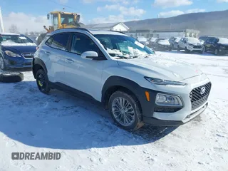 2020 Hyundai Kona SEL Plus with VIN KM8K62AA8LU426019, listed as a IAAI auction lot 41574608 with 61,264 mi miles. Bid and sale history available at carsss.com. Image 1.