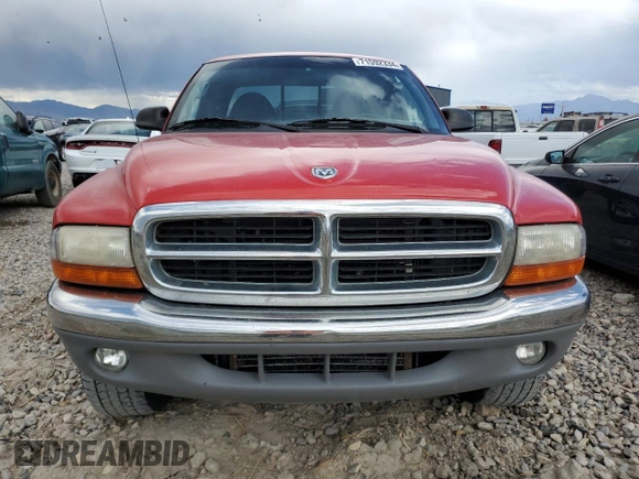 1999 Dodge Dakota SLT with VIN 1B7GG22X7XS101535, listed as a Copart auction lot 71592334 with 151,644 mi miles and Salvage Title. Bid and sale history available at DreamBid. Image 5.