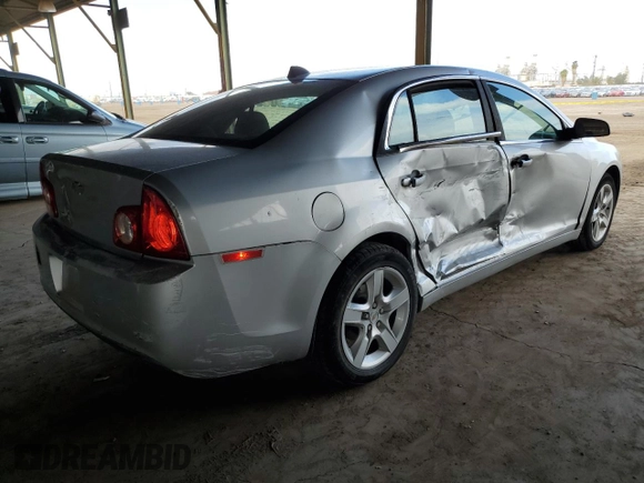 2012 Chevrolet Malibu 1LS with VIN 1G1ZB5E02CF307381, listed as a Copart auction lot 51703315 with 40,252 mi miles and Salvage Title. Bid and sale history available at DreamBid. Image 3.