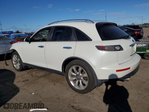 2007 Infiniti FX with VIN JNRAS08W77X210426, listed as a Copart auction lot 74520624 with 142,684 mi miles and Salvage Title. Bid and sale history available at DreamBid. Image 2.