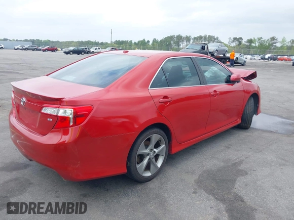 2012 Toyota Camry SE with VIN 4T1BK1FK9CU514729, listed as a IAAI auction lot 41899624 with 153,460 mi miles. Bid and sale history available at carsss.com. Image 4.