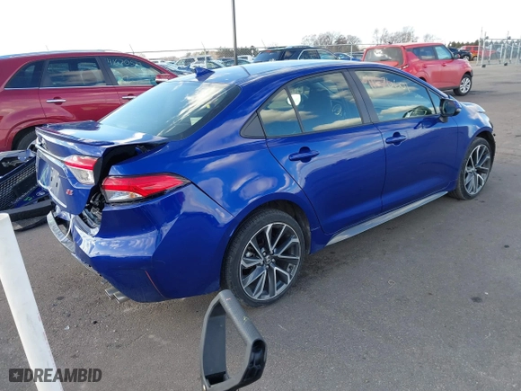 2021 Toyota Corolla SE with VIN JTDS4MCE6MJ062014, listed as a IAAI auction lot 41676601 with 23,902 mi miles. Bid and sale history available at carsss.com. Image 4.