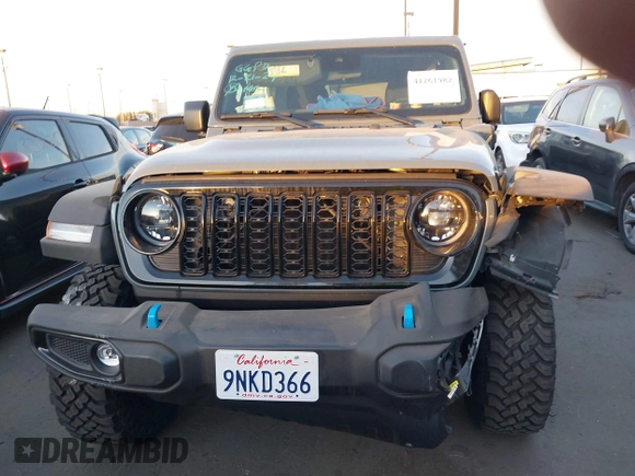 2024 Jeep Wrangler Sport S with VIN 1C4RJXN64RW337985, listed as a IAAI auction lot 41261982 with 1,845 mi miles and . Bid and sale history available at DreamBid. Image 12.