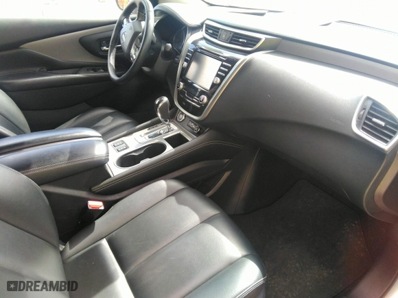 2023 Nissan Murano SV with VIN 5N1AZ2BS9PC138368, listed as a IAAI auction lot 41826107 with 57,887 mi miles. Bid and sale history available at carsss.com. Image 5.