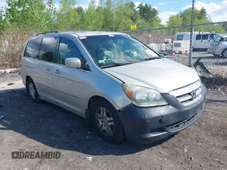 2006 Honda Odyssey EX-L with VIN 5FNRL38716B415078, listed as a IAAI auction lot 42188202 with 246,571 mi miles and . Bid and sale history available at DreamBid. Image 1.