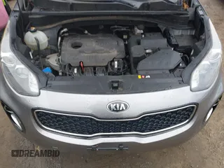 2018 Kia Sportage LX with VIN KNDPMCAC7J7393243, listed as a IAAI auction lot 41484579 with 122,022 mi miles. Bid and sale history available at carsss.com. Image 10.