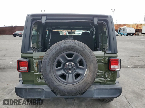 2021 Jeep Wrangler Sport with VIN 1C4GJXAG3MW737454, listed as a Copart auction lot 50967585 with 29,330 mi miles and Salvage Title. Bid and sale history available at DreamBid. Image 6.