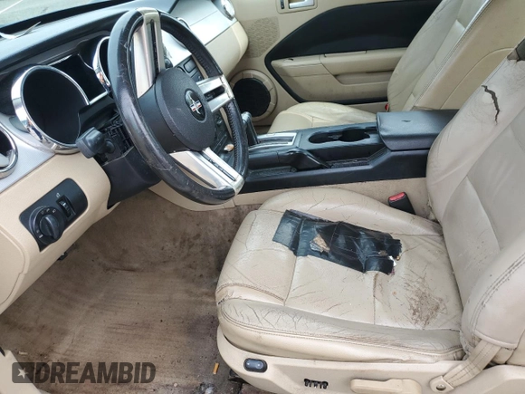 2006 Ford Mustang Standard with VIN 1ZVFT80N765128238, listed as a Copart auction lot 62232515 with Not provided miles and Clean title. Bid and sale history available at DreamBid. Image 7.