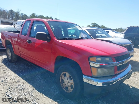 2007 Chevrolet Colorado LT w/1LT with VIN 1GCCS199678159020, listed as a IAAI auction lot 41782292 with 123,129 mi miles. Bid and sale history available at carsss.com. Image 1.