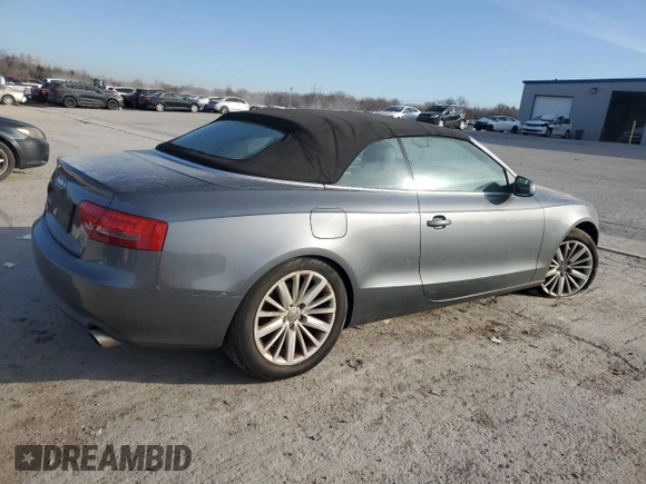 2012 Audi A5 Premium Plus с VIN WAULFAFH0CN001281, выставлен на аукционе Copart как лот 42715965 с пробегом 141 212 миль миль и Списание • Salvage title. История ставок и продаж доступна на DreamBid. Изображение 3.