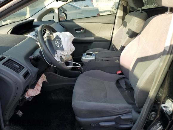 2014 Toyota Prius Two with VIN JTDZN3EU5EJ010191, listed as a Copart auction lot 61942265 with 97,922 mi miles and Salvage title. Bid and sale history available at DreamBid. Image 7.