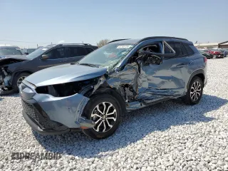 2023 Toyota Corolla Cross Hybrid S z VIN 7MUFBABG2PV008375, wystawiony jako Copart lot #50163755 z przebiegiem Nie podano mil oraz Szkoda całkowita • Salvage title. Historia ofert i sprzedaży dostępna na DreamBid. Obrazek 1.