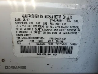 2017 Infiniti QX50 z VIN JN1BJ0RR2HM413424, wystawiony jako Copart lot #82097804 z przebiegiem Nie podano mil oraz Szkoda całkowita • Salvage title. Historia ofert i sprzedaży dostępna na DreamBid. Obrazek 12.