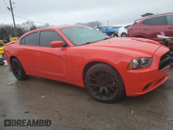 2014 Dodge Charger RT Plus with VIN 2C3CDXDT2EH360585, listed as a Copart auction lot 77067954 with 130,117 mi miles and Salvage Title. Bid and sale history available at carsss.com. Image 4.