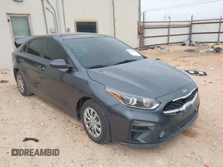 2020 Kia Forte LXS with VIN 3KPF24AD2LE223116, listed as a IAAI auction lot 41794476 with 86,365 mi miles. Bid and sale history available at carsss.com. Image 1.