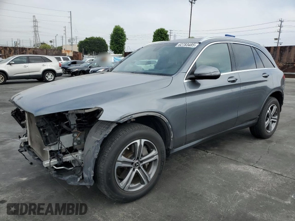 2019 Mercedes-Benz GLC 300 with VIN WDC0G4JB2KV177913, listed as a Copart auction lot 62783485 with Not provided miles and Salvage title. Bid and sale history available at DreamBid. Image 1.