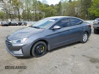 2019 Hyundai Elantra SE with VIN 5NPD74LF4KH497483, listed as a Copart auction lot 50927085 with 74,711 mi miles and Salvage Title. Bid and sale history available at DreamBid. Image 1.