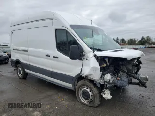 2020 Ford Transit Cargo with VIN 1FTBR1X80LKA87827, listed as a Copart auction lot 51919325 with 90,463 mi miles and Salvage Title. Bid and sale history available at DreamBid. Image 4.