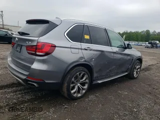 2017 BMW X5 xDrive50i with VIN 5UXKR6C30H0U13764, listed as a Copart auction lot 54575335 with 27,539 mi miles and Salvage title. Bid and sale history available at DreamBid. Image 3.