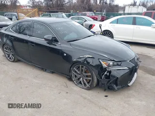 2020 Lexus IS 350 F Sport with VIN JTHGZ1E23L5018034, listed as a IAAI auction lot 41139236 with 49,214 mi miles and . Bid and sale history available at DreamBid. Image 1.
