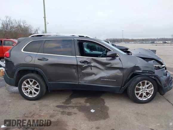 2018 Jeep Cherokee Latitude Plus with VIN 1C4PJLLB6JD518537, listed as a IAAI auction lot 41458748 with 82,093 mi miles. Bid and sale history available at carsss.com. Image 13.