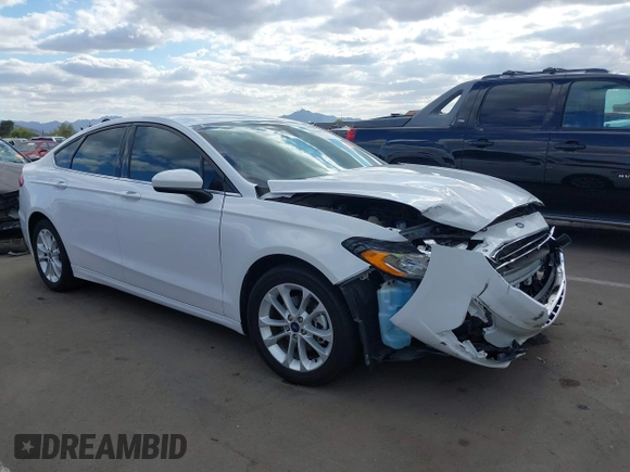 2020 Ford Fusion SE with VIN 3FA6P0HD6LR252987, listed as a IAAI auction lot 42064351 with 63,832 mi miles and . Bid and sale history available at carsss.com. Image 1.