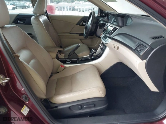 2015 Honda Accord Sedan EX-L with VIN 1HGCR3F8XFA005437, listed as a IAAI auction lot 40675230 with 136,715 mi miles. Bid and sale history available at carsss.com. Image 5.