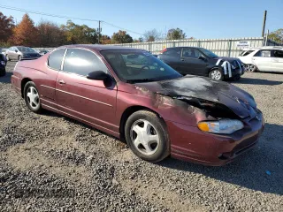 2002 Chevrolet Monte Carlo SS with VIN 2G1WX15K929192493, listed as a Copart auction lot 76564434 with 114,352 mi miles and Salvage Title. Bid and sale history available at carsss.com. Image 4.