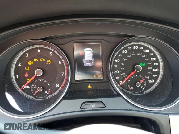 2019 Volkswagen Atlas SE with VIN 1V2UR2CA7KC525094, listed as a Copart auction lot 63902245 with 75,588 mi miles and Salvage title. Bid and sale history available at DreamBid. Image 9.