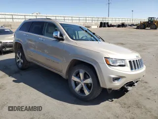 2015 Jeep Grand Cherokee Overland with VIN 1C4RJFCT5FC913728, listed as a Copart auction lot 51605375 with 180,452 mi miles and Salvage Title. Bid and sale history available at carsss.com. Image 4.