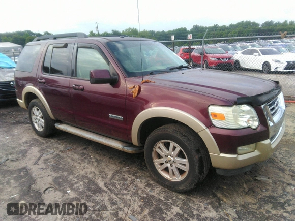 2008 Ford Explorer Eddie Bauer с VIN 1FMEU64E68UA50596, выставлен на аукционе IAAI как лот 42506449 с пробегом 130 660 миль миль и . История ставок и продаж доступна на DreamBid. Изображение 1.