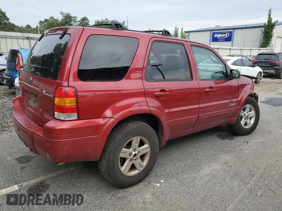 2006 Ford Escape Hybrid with VIN 1FMCU96H56KB68227, listed as a Copart auction lot 73813724 with 173,996 mi miles and Salvage Title. Bid and sale history available at carsss.com. Image 3.