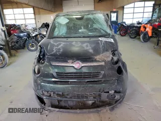2015 FIAT 500L Lounge with VIN ZFBCFACH6FZ035006, listed as a Copart auction lot 83489034 with 0 mi miles and Salvage Title. Bid and sale history available at carsss.com. Image 5.