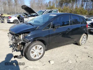 2017 Nissan Note S Plus with VIN 3N1CE2CP2HL375778, listed as a Copart auction lot 45791015 with 36,958 mi miles and Salvage title. Bid and sale history available at DreamBid. Image 1.