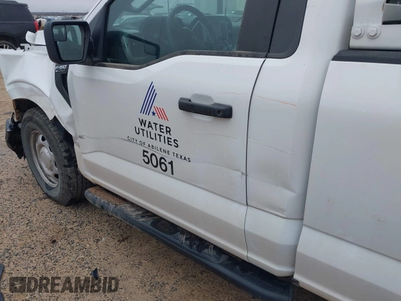 2023 Ford F-150 XL with VIN 1FTMF1CPXPKF78037, listed as a IAAI auction lot 41449060 with 13,255 mi miles and . Bid and sale history available at carsss.com. Image 17.