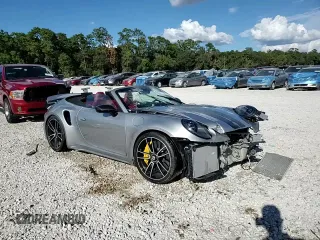 2021 Porsche 911 Turbo S with VIN WP0CD2A95MS263475, listed as a Copart auction lot 73601514 with 9,489 mi miles and Salvage Title. Bid and sale history available at DreamBid. Image 14.