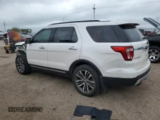 2017 Ford Explorer Platinum with VIN 1FM5K8HT0HGC84337, listed as a Copart auction lot 64239935 with 74,400 mi miles and Salvage title. Bid and sale history available at DreamBid. Image 2.