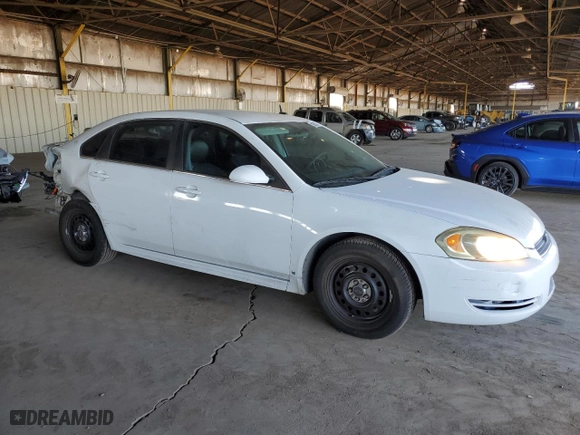 2009 Chevrolet Impala Police Police with VIN 2G1WS57M691312943, listed as a Copart auction lot 82963104 with 80,708 mi miles and Salvage Title. Bid and sale history available at carsss.com. Image 4.